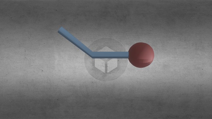 Animated pendulum 3D Model