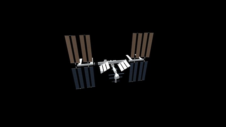 International Space Station 3D Model