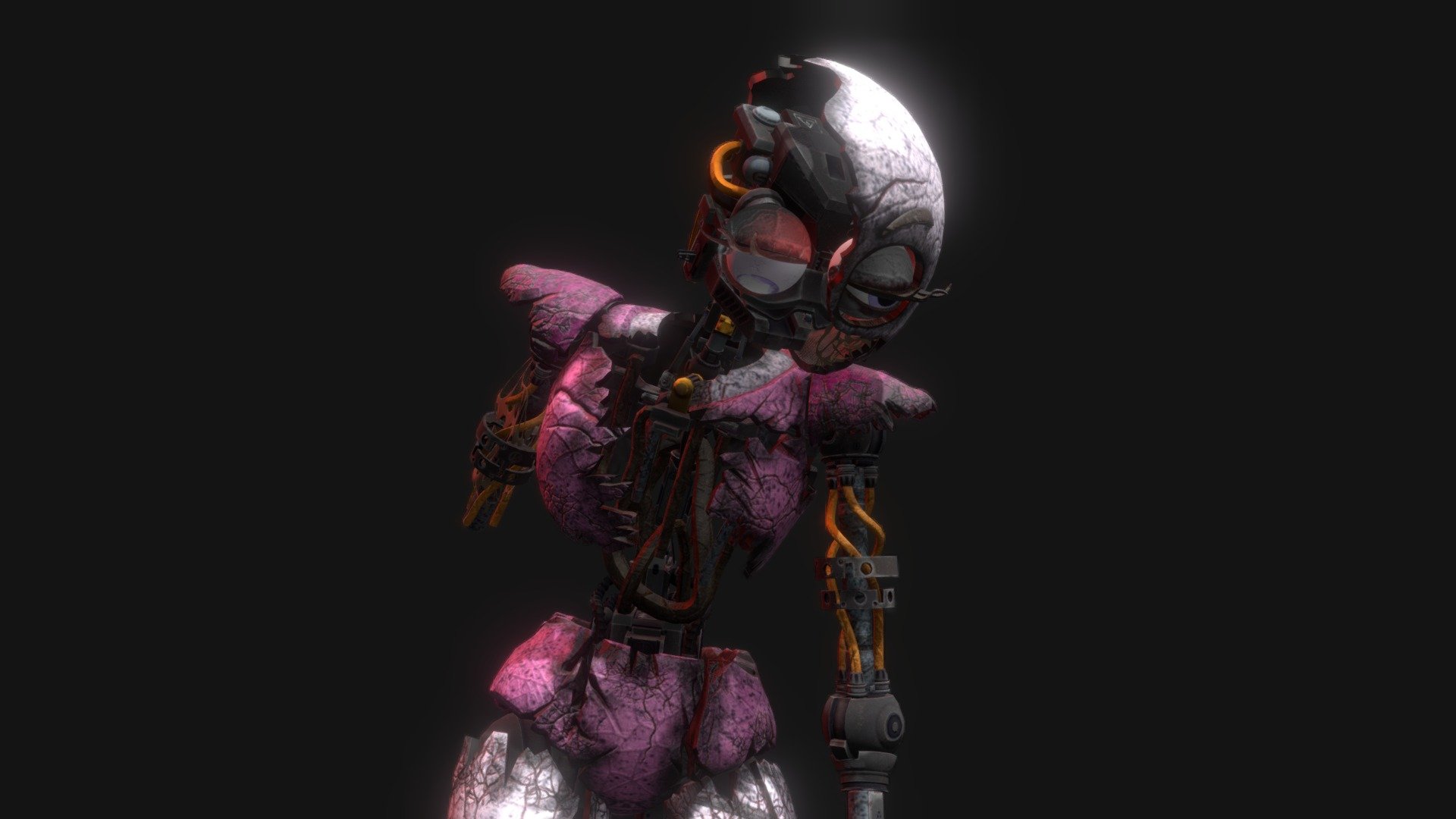 Ruin Glamrock Bonnie - Download Free 3D model by