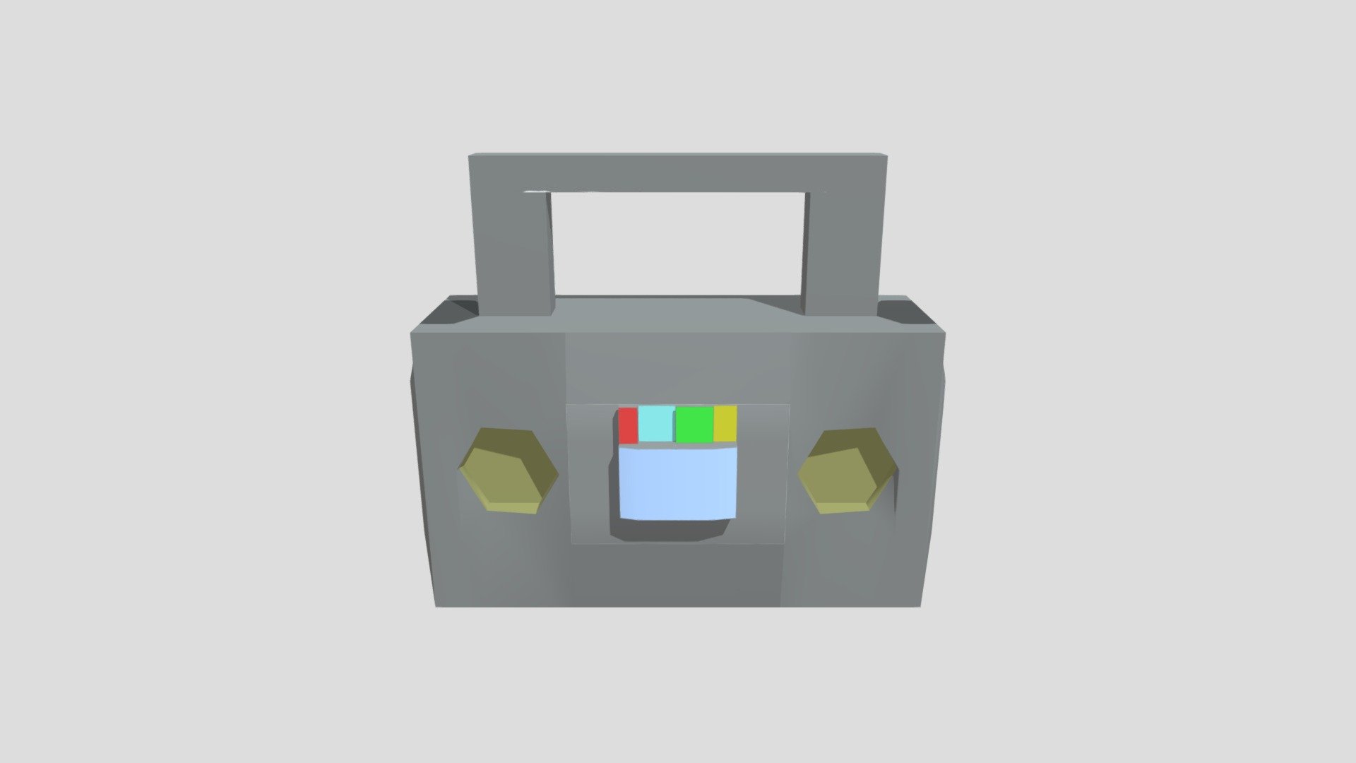 Boombox - 3D model by eazy.q22 [cac88d3] - Sketchfab