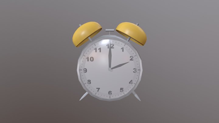 Alarm Clock 3D Model