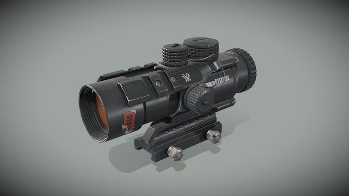 Vortex Spitfire 3X - Generation 1 3D Model