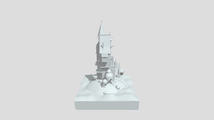 3d Set Modeling house 3D Model