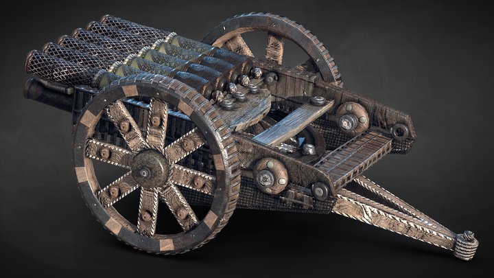 "Ozhiga" organ gun (2) – Free 3D Model STL