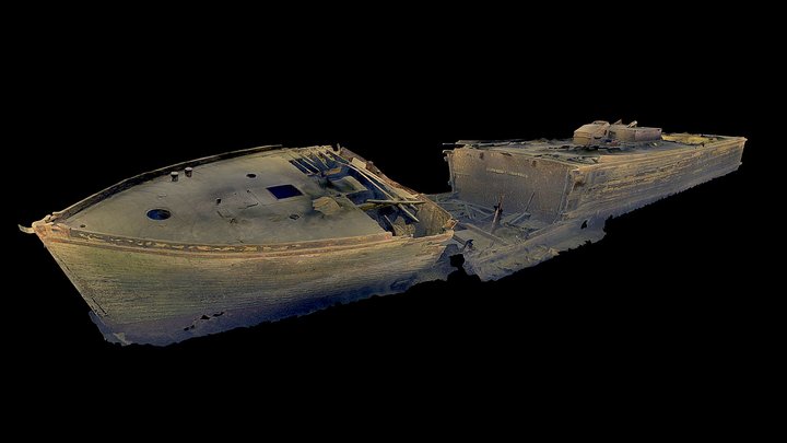 US Army P 239 Rescue Boat Lake Champlain 3D Model
