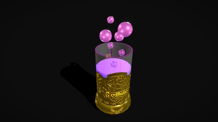 Gryffindorf cupholder 3D Model