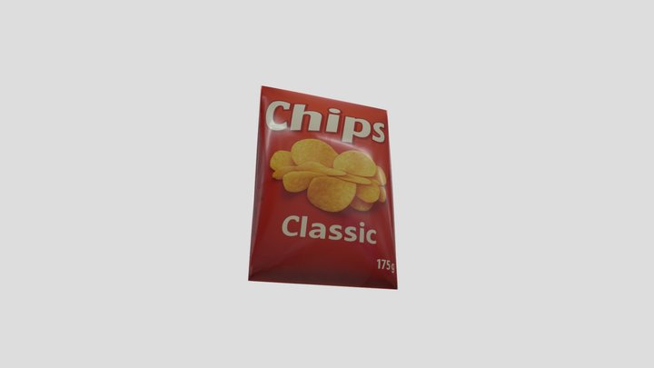 Simple bag of chips – Modello 3D gratuito STL