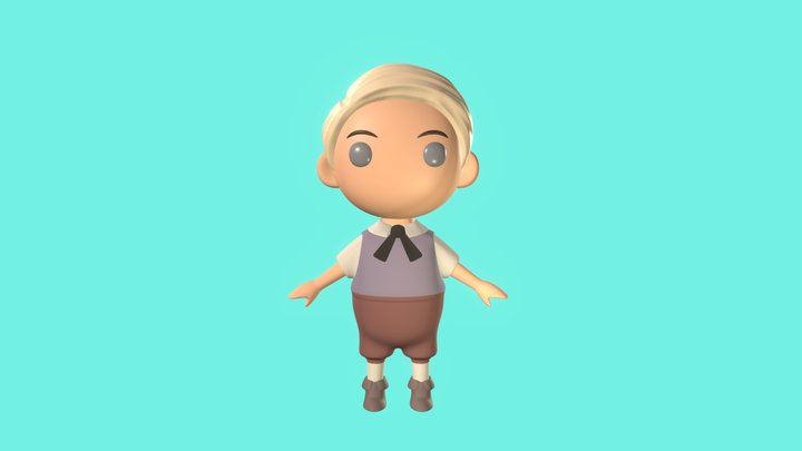 Dietrich Kid FP Toy 3D Model