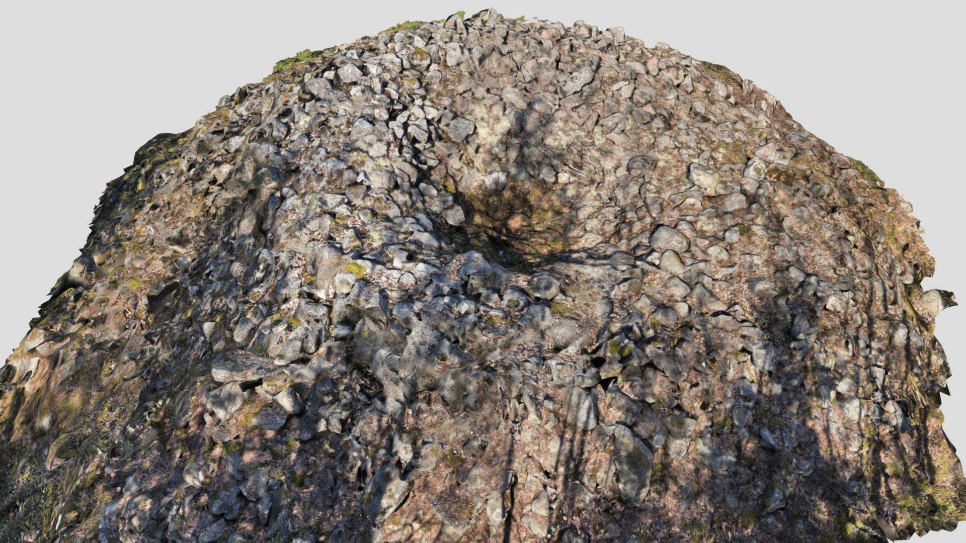 Burial cairn, Jutintie, Harjavalta, Finland — Sketchfab embed 3D viewer