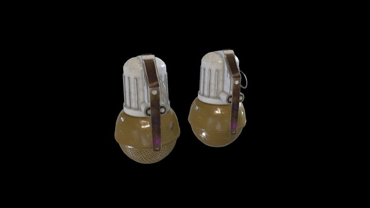 RGO and RGN Grenade 3D Model
