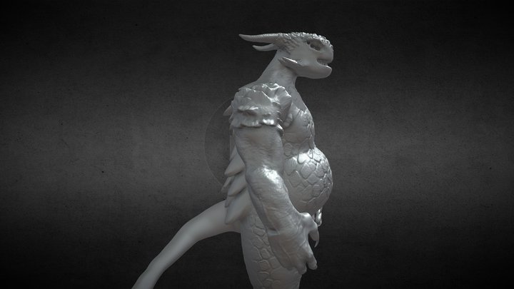 monster sculpt 3D Model