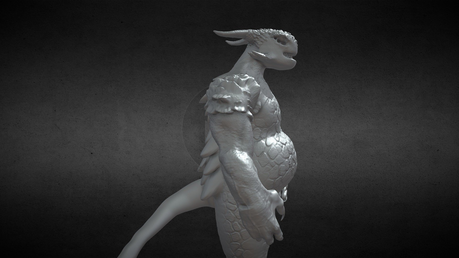 monster sculpt - Download Free 3D model by VertexGarden (@Vert214 ...