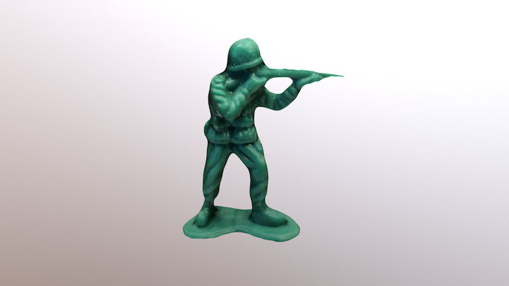 Toy Soldier 3D Model