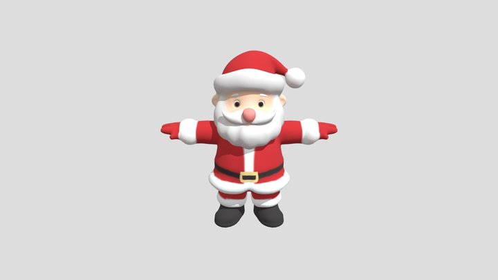 Santa Claus 3D Model