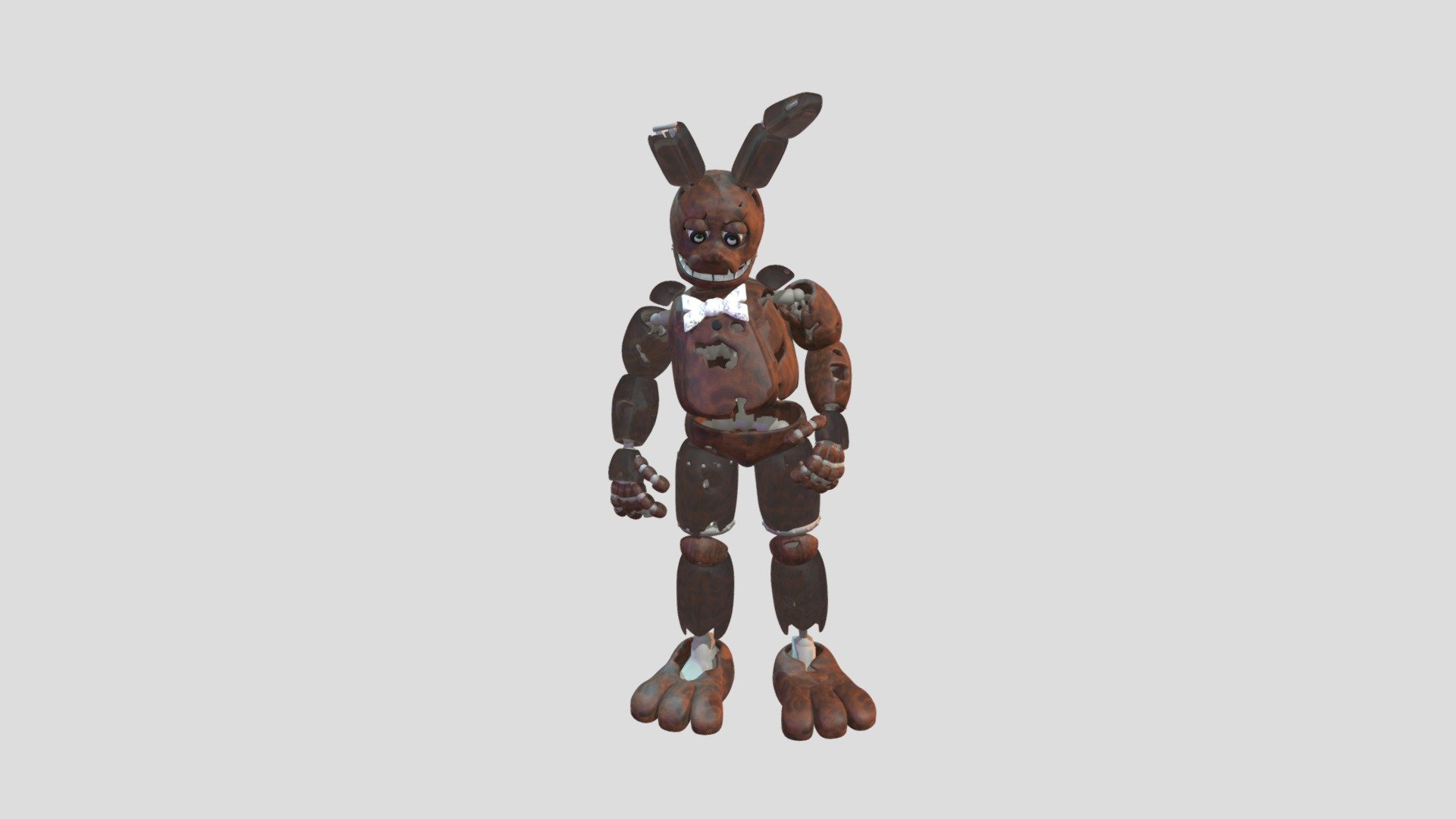 Withered Springbonnie fnaf blender V3 - Download Free 3D model by ...