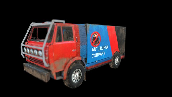 Машина АНТИ-ЗЛОЙ БОБЁР из 5 Ночей с Бобром 3D Model