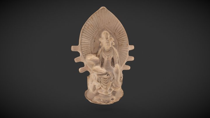 “贞观元年”陶佛像 3D Model