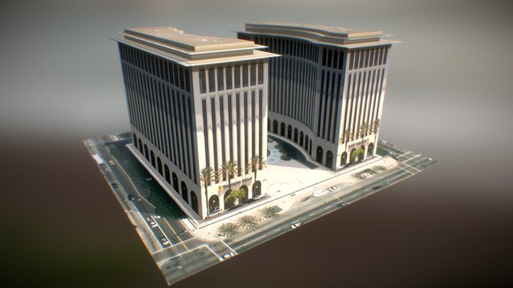 Washington Mutual Building Los Angeles – Gratis 3D-model STL