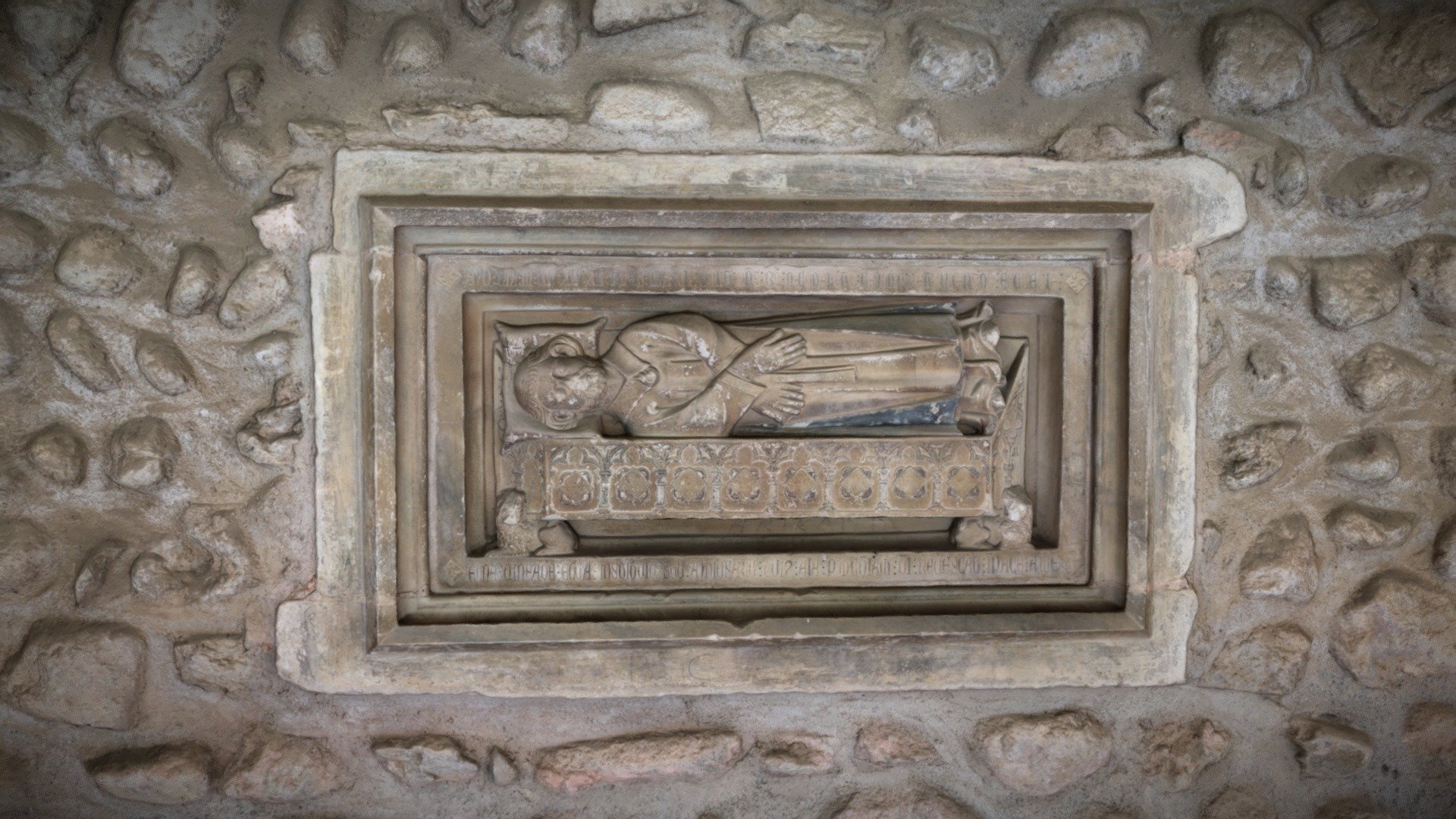 Épitaphe du chanoine Berenguer de Codalet - Elne
