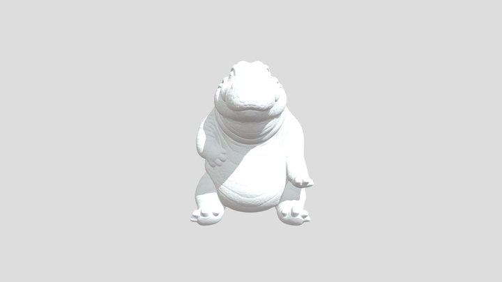 Cuddly Crocodile 3D Model