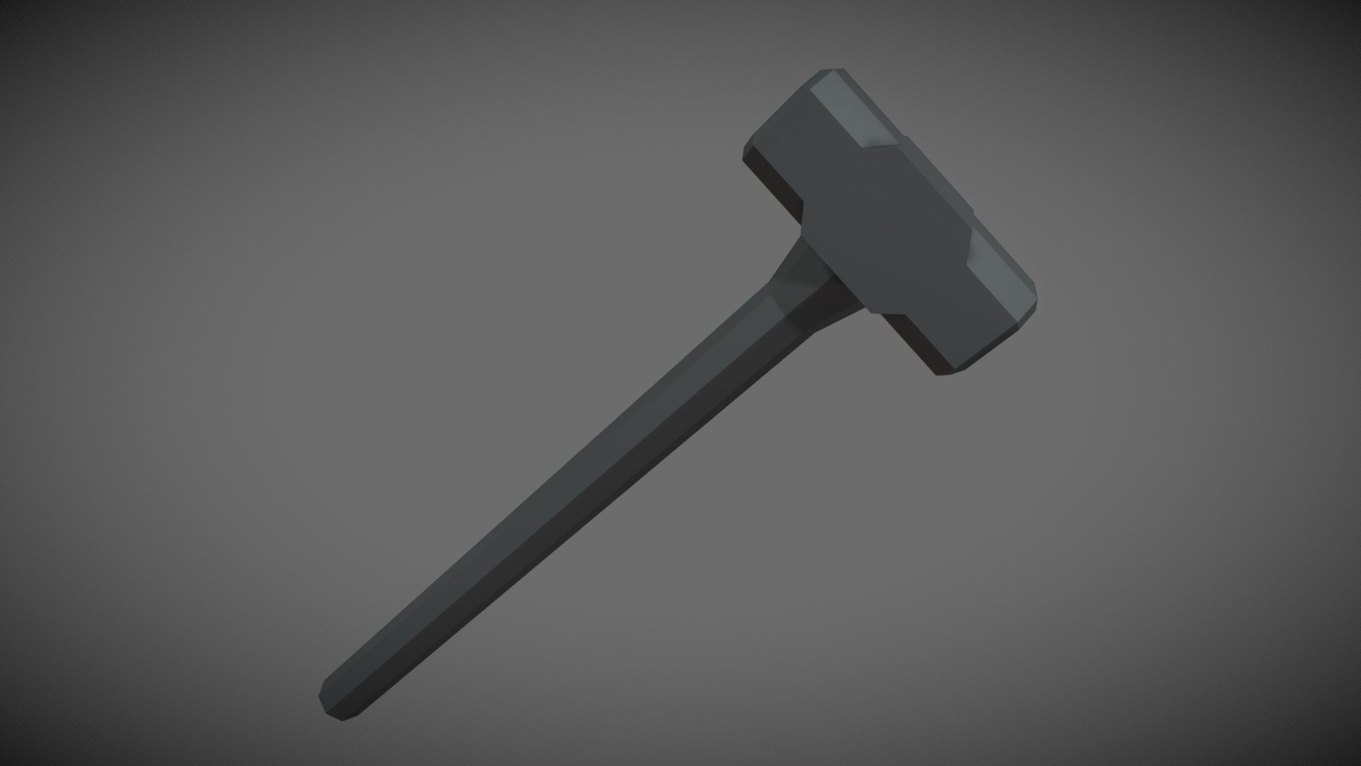 lowpoly Sledgehammer Download Free 3D model by D_U (DU1701