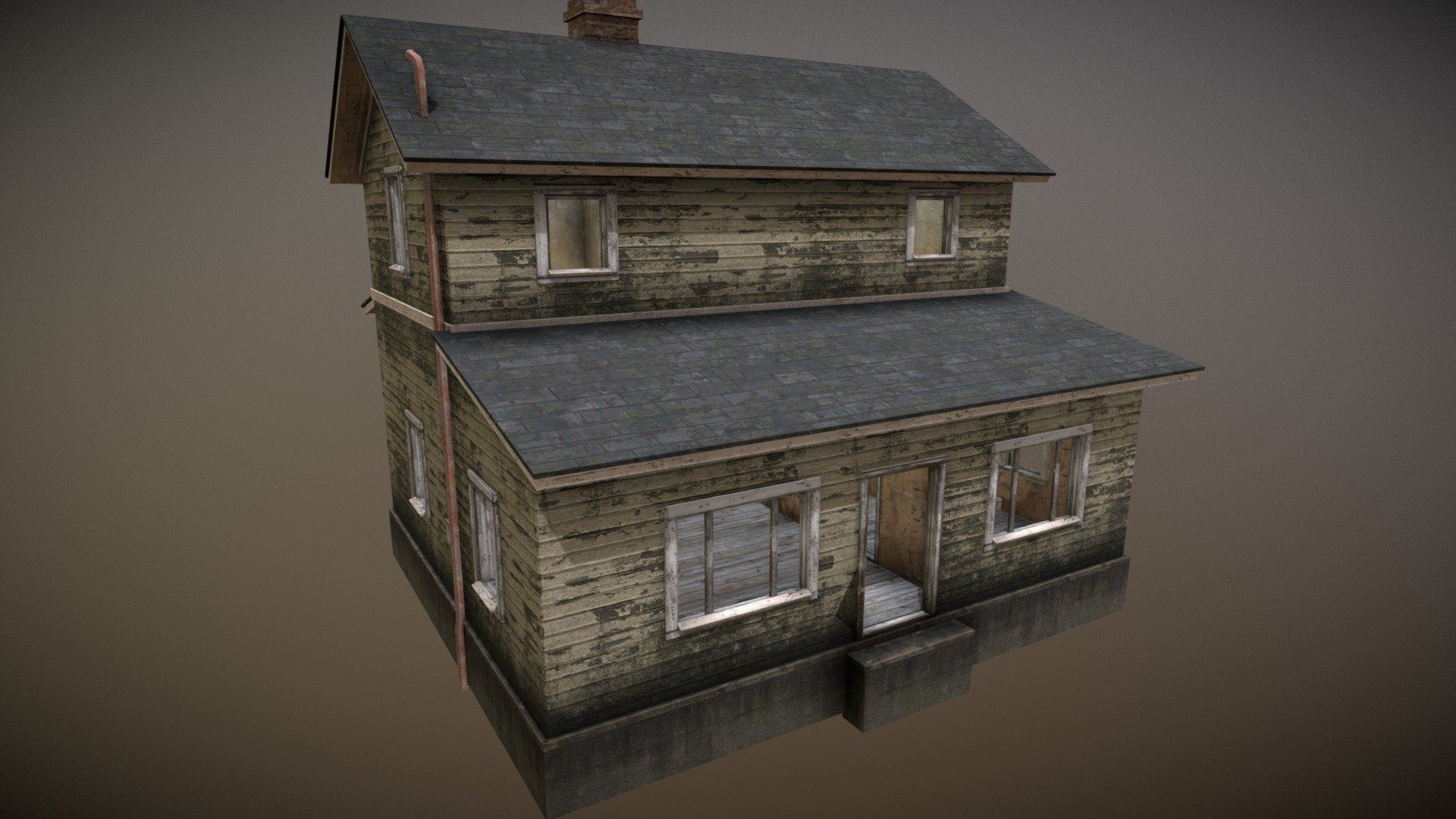 Town Buildings 01 — Sketchfab embed 3D viewer
