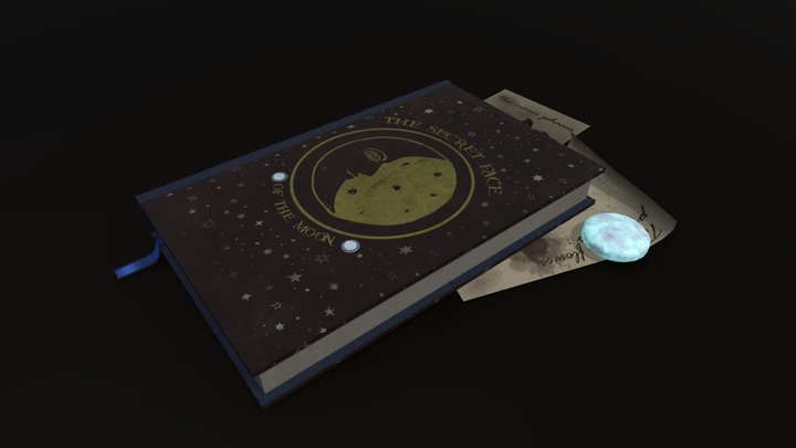 The Moon spell book 3D Model