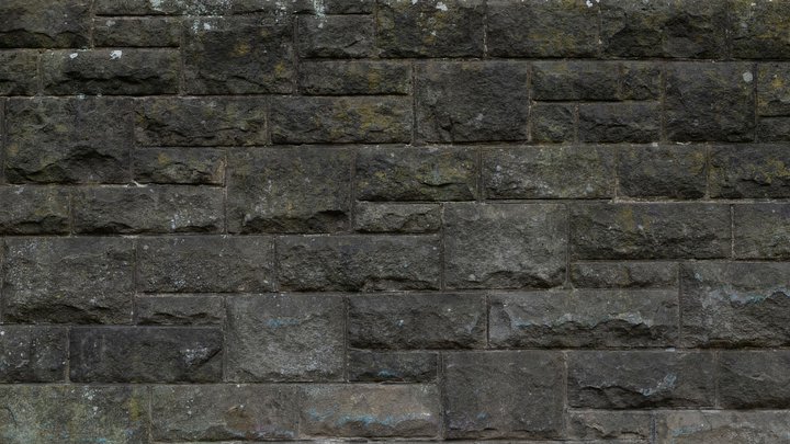 Stone Block Wall – Modello 3D gratuito STL