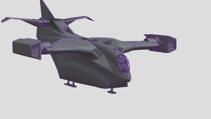 PlanetSide 2: Galaxy 3D Model