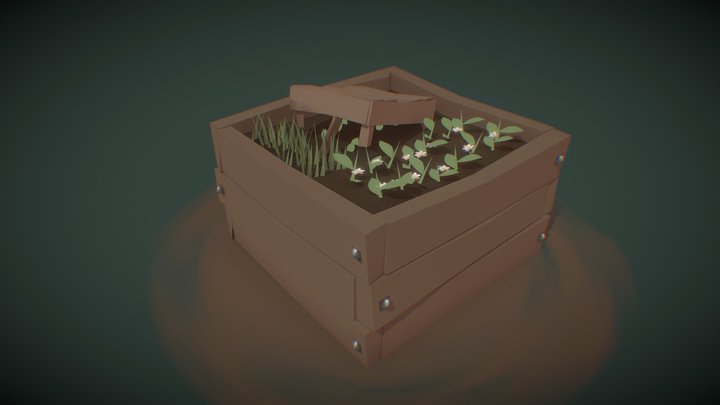Little garden 3D Model