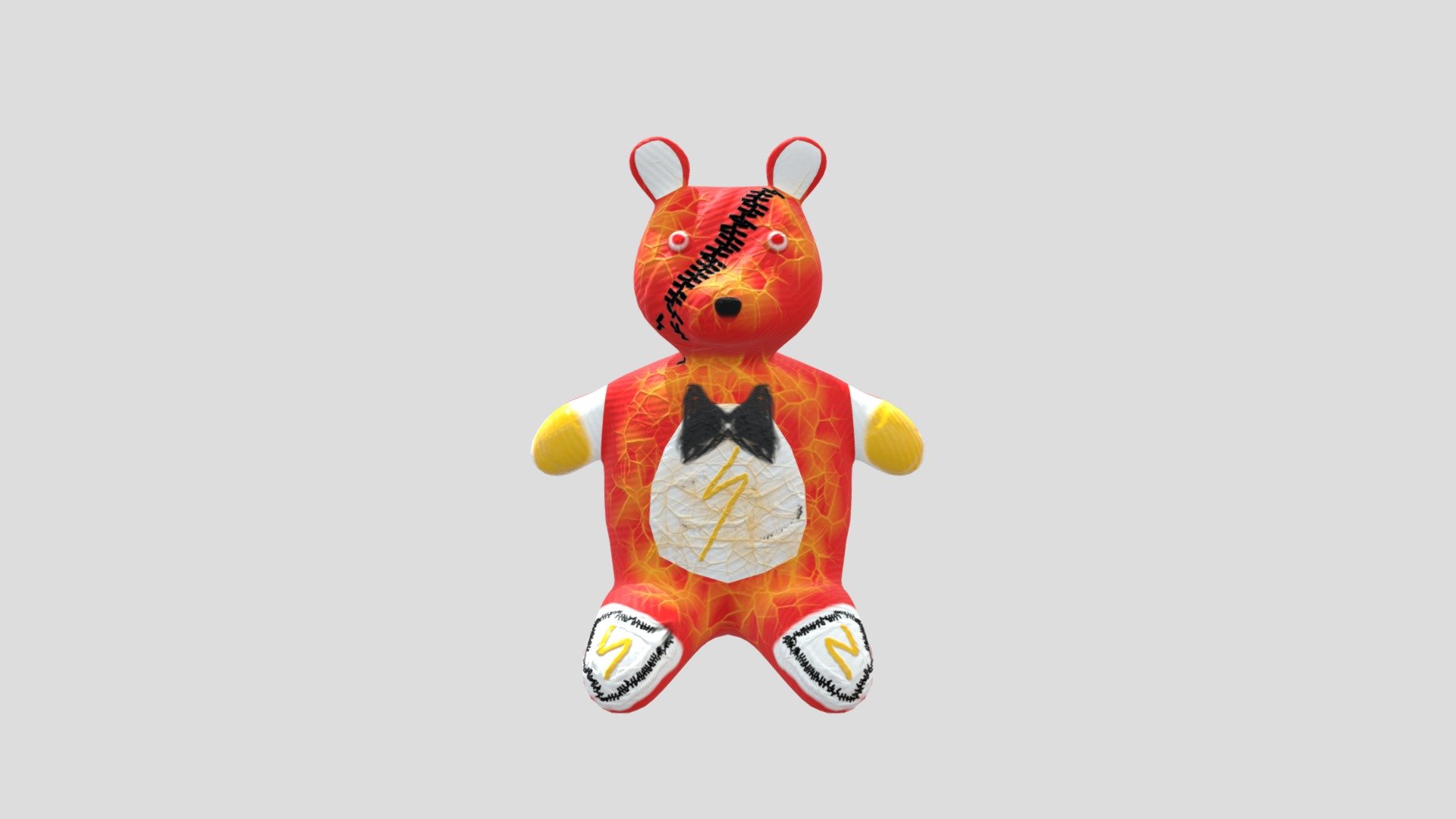 Flash bear - 3D model by WakeJay [cad827c] - Sketchfab