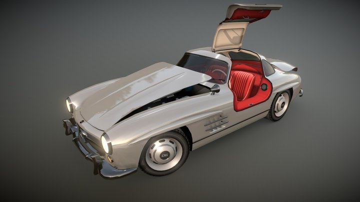 Mercedes 300SL 3D Model
