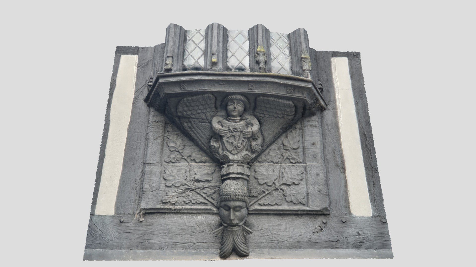 Green Man Carving at Bramall Hall