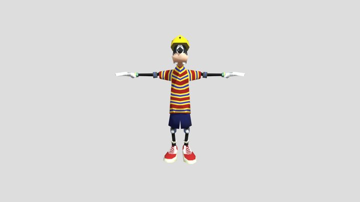 Goofy (extremely goofy skateboarding) add gmod 3D Model
