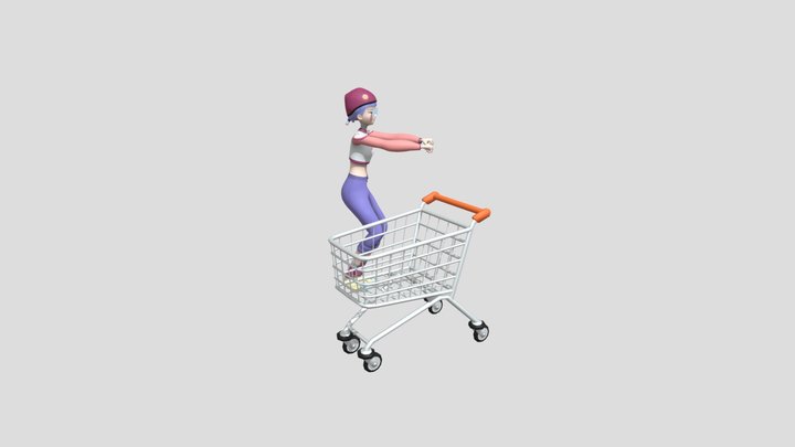 shopping-dance2 3D Model