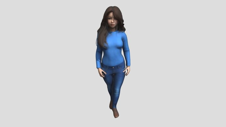 Girl 3D Model