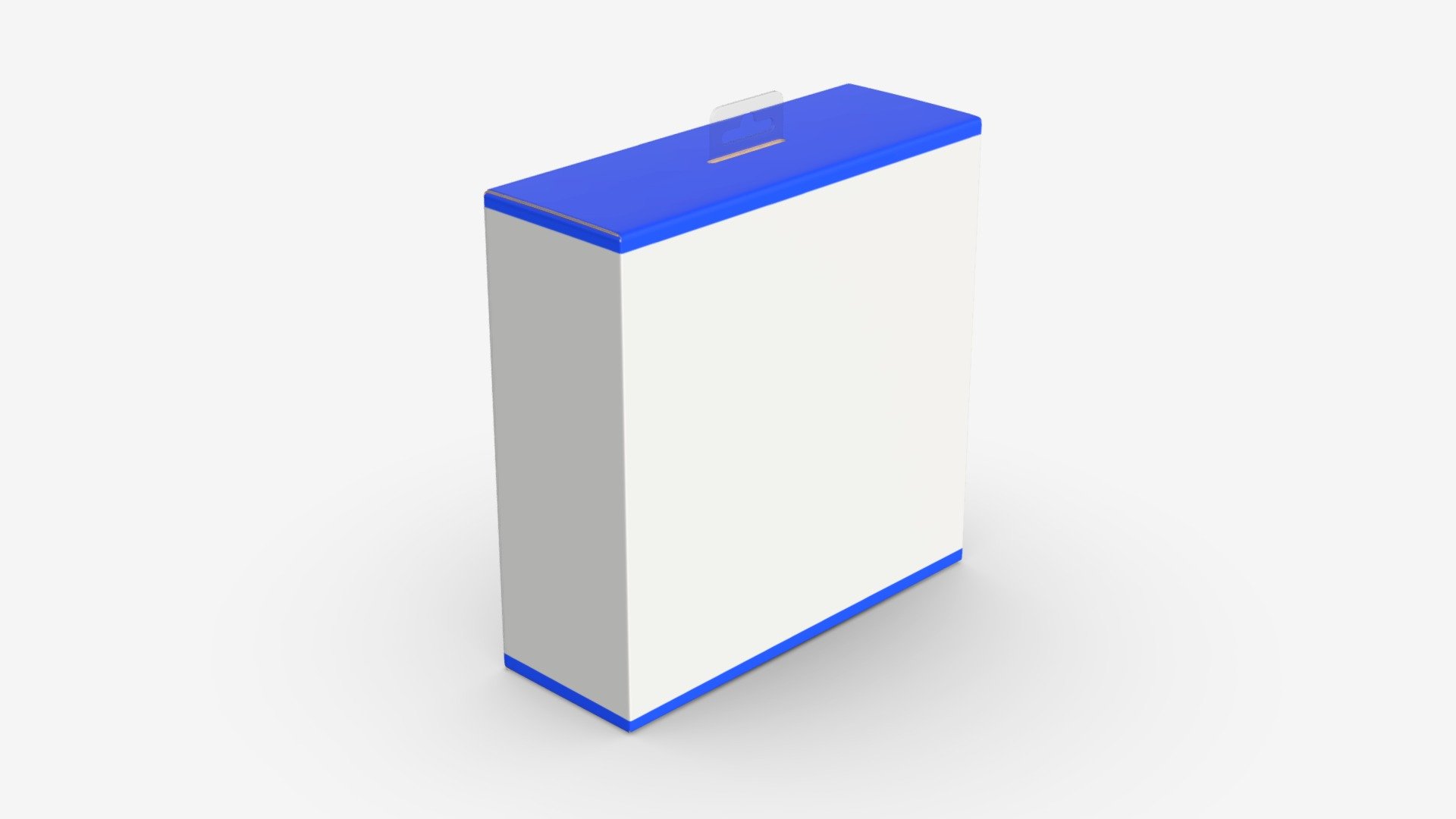 Cardboard box with hanger mockup - Buy Royalty Free 3D model by HQ3DMOD ...