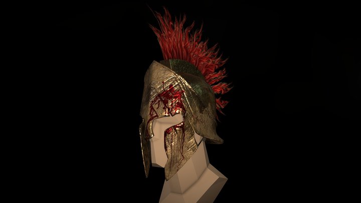 Spartan helmet 3D Model