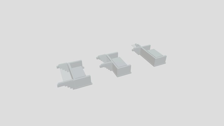 Fundament-aftrapning 3D Model