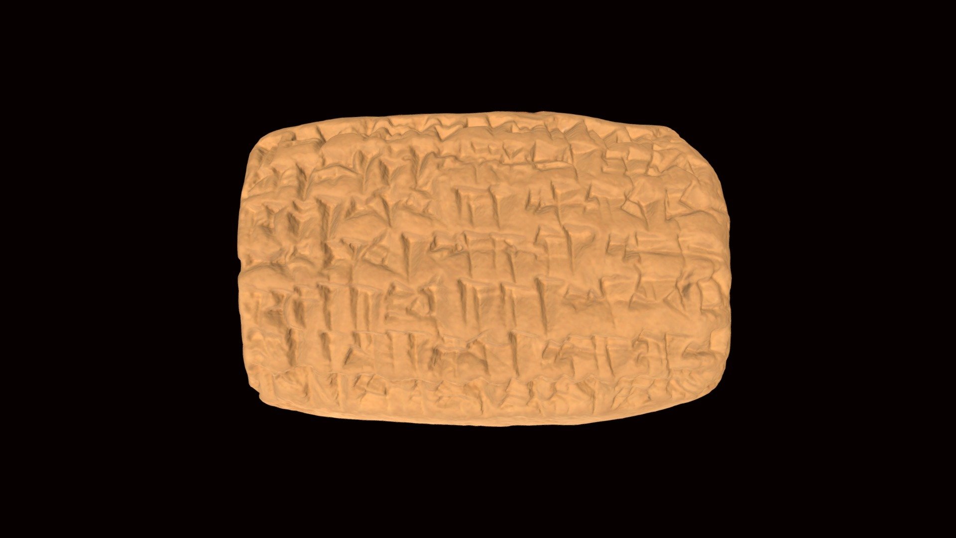 Cuneiform Tablet HMANE1899.2.103 - 3D model by Harvard Museum of the ...