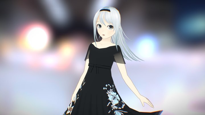 Night Dress 3D Model