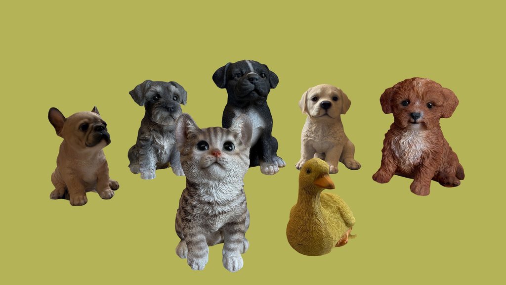 Baby Animals Statuettes