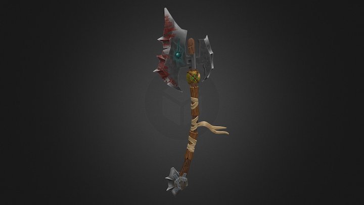 Stylized Axe 3D Model