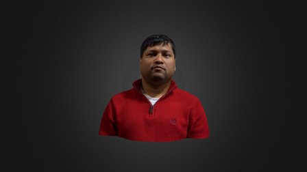 Atul Half Body 3D Model