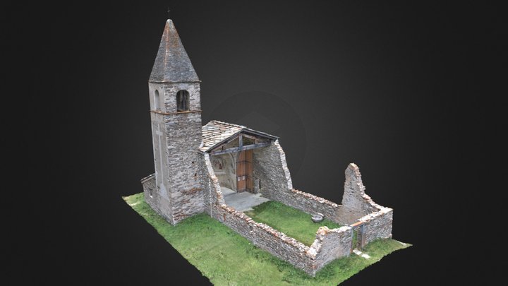 Savoie - Eglise Saint Pierre d'Extravache 3D Model