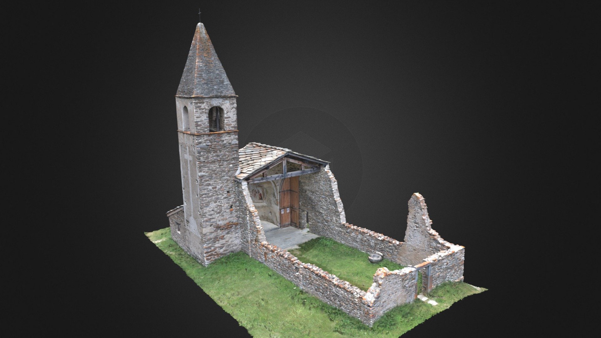 Savoie - Eglise Saint Pierre d'Extravache — Sketchfab embed 3D viewer