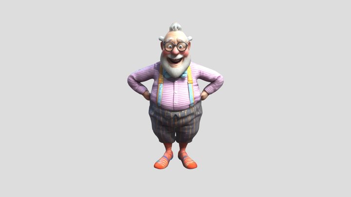 "A 3D render of a plump, 3D Model