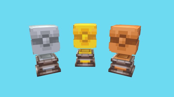 Pokeball Trophy 3D Model