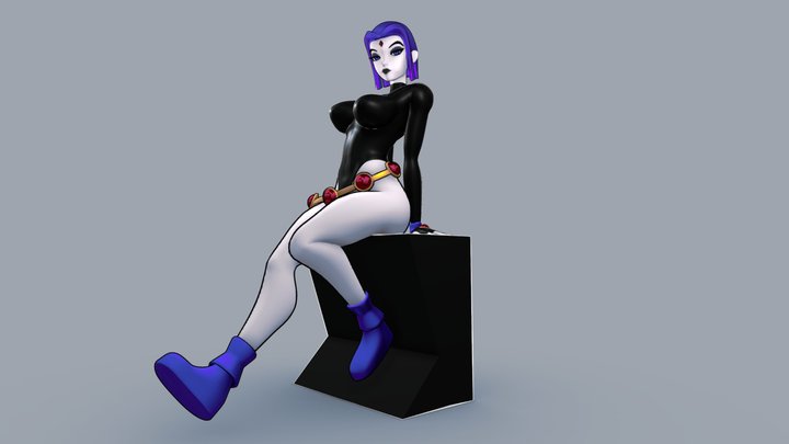 Raven ( Teen Titans ) 3D Model