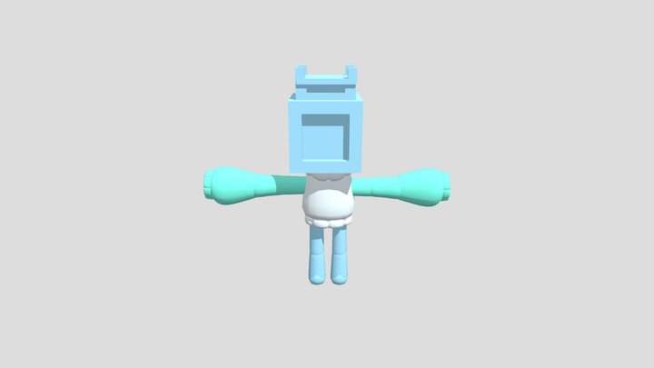 Arcorina as a Toon! (NOT RIGGED) 3D Model